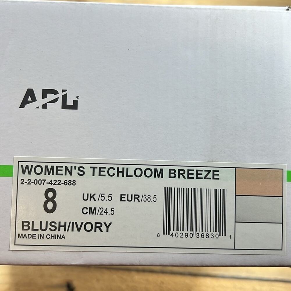 APL Women's Techloom Breeze Sneakers - Blush/Ivory - 8 - New in box - Picture 8 of 8